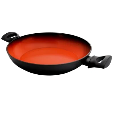 Tosca Terra-cotta 3 Quart Aluminum Braiser Pan In Black