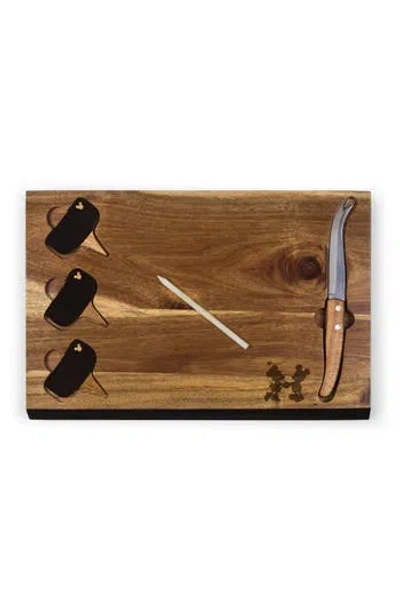 Toscana A Picnic Time Brand Toscana Disney 6-piece Cheese Board Set In Brown
