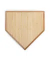 Toscana Baseball Home Plate 13" Serving Board In Brown