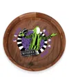 Toscana Beetlejuice Make My Millenium Barista Serving Tray With Glass Insert In Brown