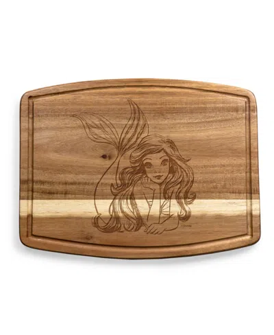 Toscana Disney's Little Mermaid Ovale Acacia Cutting Board In Acacia Wood