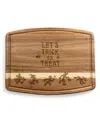Toscana Disney's Mickey Fab 5 Ovale Acacia Cutting Board In Acacia Wood