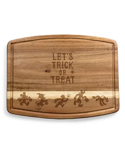Toscana Disney's Mickey Fab 5 Ovale Acacia Cutting Board In Acacia Wood