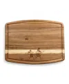 Toscana Disney's Mickey Minnie Mouse Ovale Acacia Cutting Board In Acacia Wood
