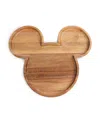 Toscana Disney Mickey Mouse Acacia Serving Board In Acacia Wood