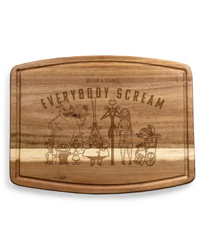Toscana Disney's Nightmare Before Christmas Ovale Acacia Cutting Board In Acacia Wood