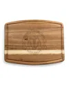Toscana Harry Potter Hufflepuff Ovale Acacia Cutting Board In Acacia Wood