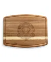 Toscana Harry Potter Slytherin Ovale Acacia Cutting Board In Acacia Wood