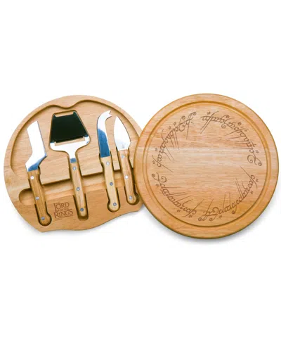 Toscana Lord Of The Rings The One Ring Circo 5 Piece Cheese Cutting Board Tools Set In Brown