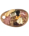 Toscana Pebble Shaped 15x10 Acacia Serving Board In Natural