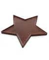 Toscana Star Shaped Serving Tray In Brown