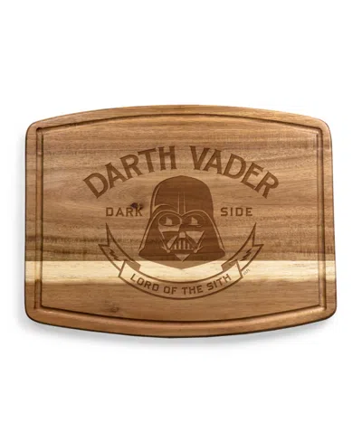 Toscana Star Wars Darth Vader Ovale Acacia Cutting Board In Acacia Wood
