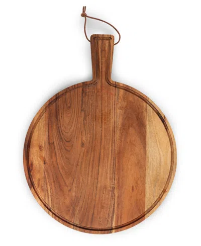 Toscana Tagliere 16" Round Charcuterie Board In Brown