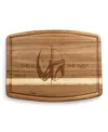 Toscana The Mandalorian Ovale Acacia Cutting Board In Acacia Wood