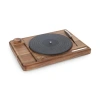 Toscana Turntable Acacia And Slate Cheese Board Set In Brown