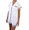 Toss Designs Short-set Sleepwear Core Collection In White In White