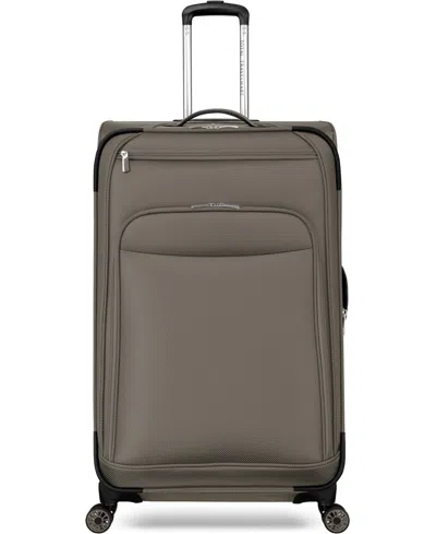 Total Travelware Charleston Large Expandable Check-in Spinner In Brown