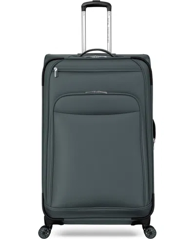 Total Travelware Charleston Large Expandable Check-in Spinner In Green