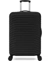 Total Travelware Everest Medium Expandable Check-in Spinner In Black