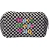 Totalee Gift Have More Fun Checkered Bag Polyester Black In Multi