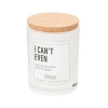 Totalee Gift I Can't Even Soy Candle Wax White 7.76 oz Burn Time 40 In White