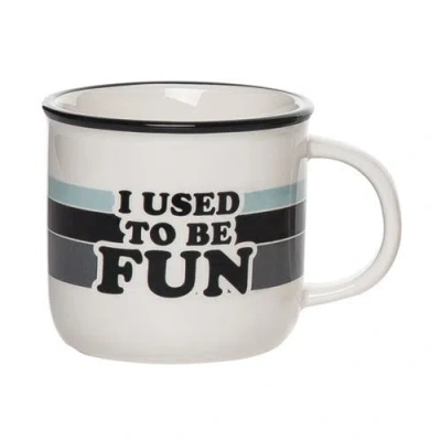 Totalee Gift I Used To Be Fun Retro Mug Ceramic White 16 oz In Multi