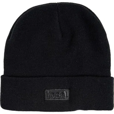 Totalee Gift Local Beanie Acrylic Black
