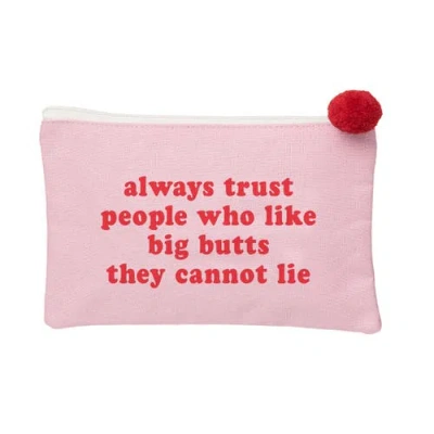Totalee Gift People With Big Butts Bag Cotton Pink