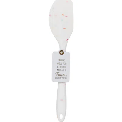 Totalee Gift Works Well For Confetti Spatula Rubber White