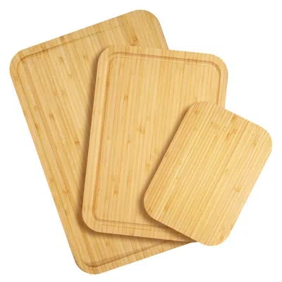 Totally Bamboo 3-piece Bamboo Cutting Board Set