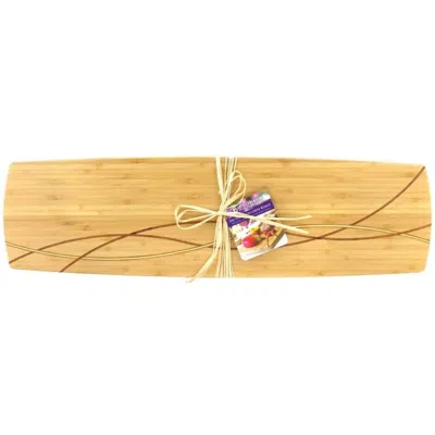 Totally Bamboo Del Mar Charcuterie Cheese Serving Board In Beige In Brown