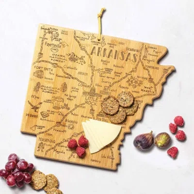 Totally Bamboo Destination Arkansas Bamboo Cutting & Serving Board