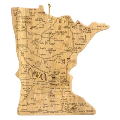 Totally Bamboo Destination Minnesota Bamboo Cutting & Serving Board