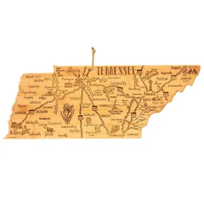 Totally Bamboo Destination Tennessee Bamboo Cutting & Serving Board
