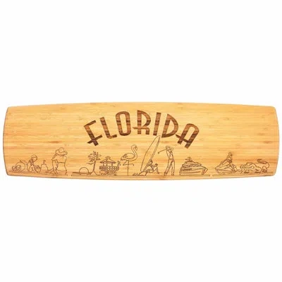 Totally Bamboo Florida 30-inch Engraved Bamboo Charcuterie Board