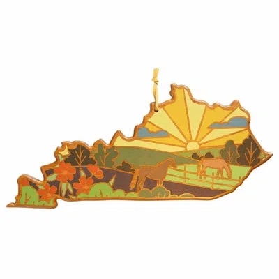 Totally Bamboo Kentucky Cutting & Serving Board With Artwork By Summer Stokes
