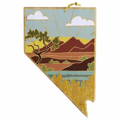 Totally Bamboo Nevada Cutting & Serving Board With Artwork By Summer Stokes