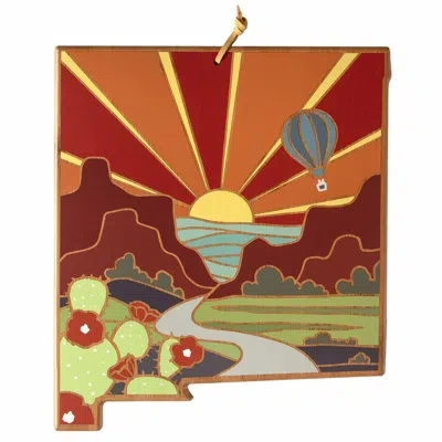 Totally Bamboo New Mexico Cutting & Serving Board With Artwork By Summer Stokes