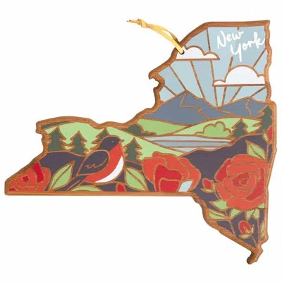 Totally Bamboo New York Cutting & Serving Board With Artwork By Summer Stokes