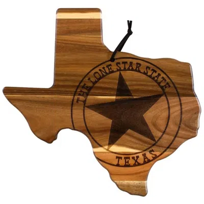 Totally Bamboo Origins Series Texas Serving Board In Brown