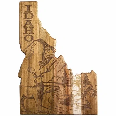 Totally Bamboo Rock & Branch Origins Idaho Acacia Cutting & Serving Board