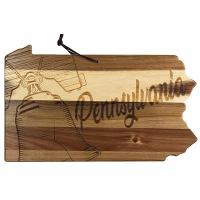 Totally Bamboo Rock & Branch Origins Pennsylvania Acacia Cutting & Serving Board