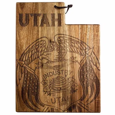 Totally Bamboo Rock & Branch Origins Utah Acacia Cutting & Serving Board