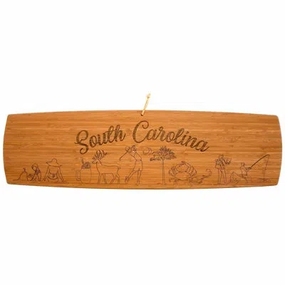 Totally Bamboo South Carolina 30-inch Engraved Bamboo Charcuterie Board
