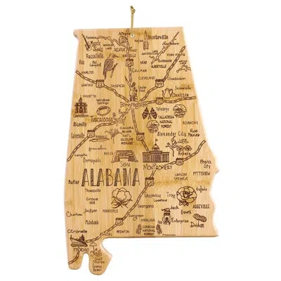 Totally Bamboo State Destination Series Bamboo Alabama Cutting Board
