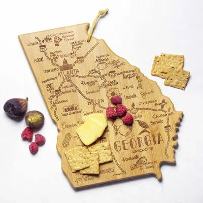 Totally Bamboo State Destination Series Bamboo Georgia Cutting Board In Brown