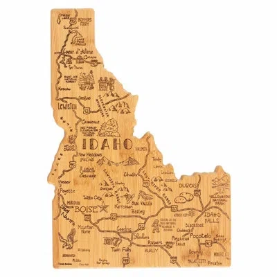 Totally Bamboo State Destination Series Bamboo Idaho Cutting Board
