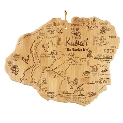 Totally Bamboo State Destination Series Bamboo Kauai Island Cutting Board