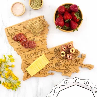 Totally Bamboo State Destination Series Bamboo Louisiana Cutting Board