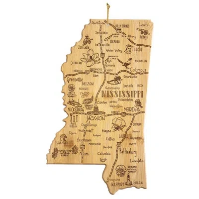 Totally Bamboo State Destination Series Bamboo Mississippi Cutting Board